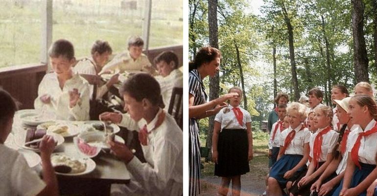 Пионерский лагерь Артек столовая