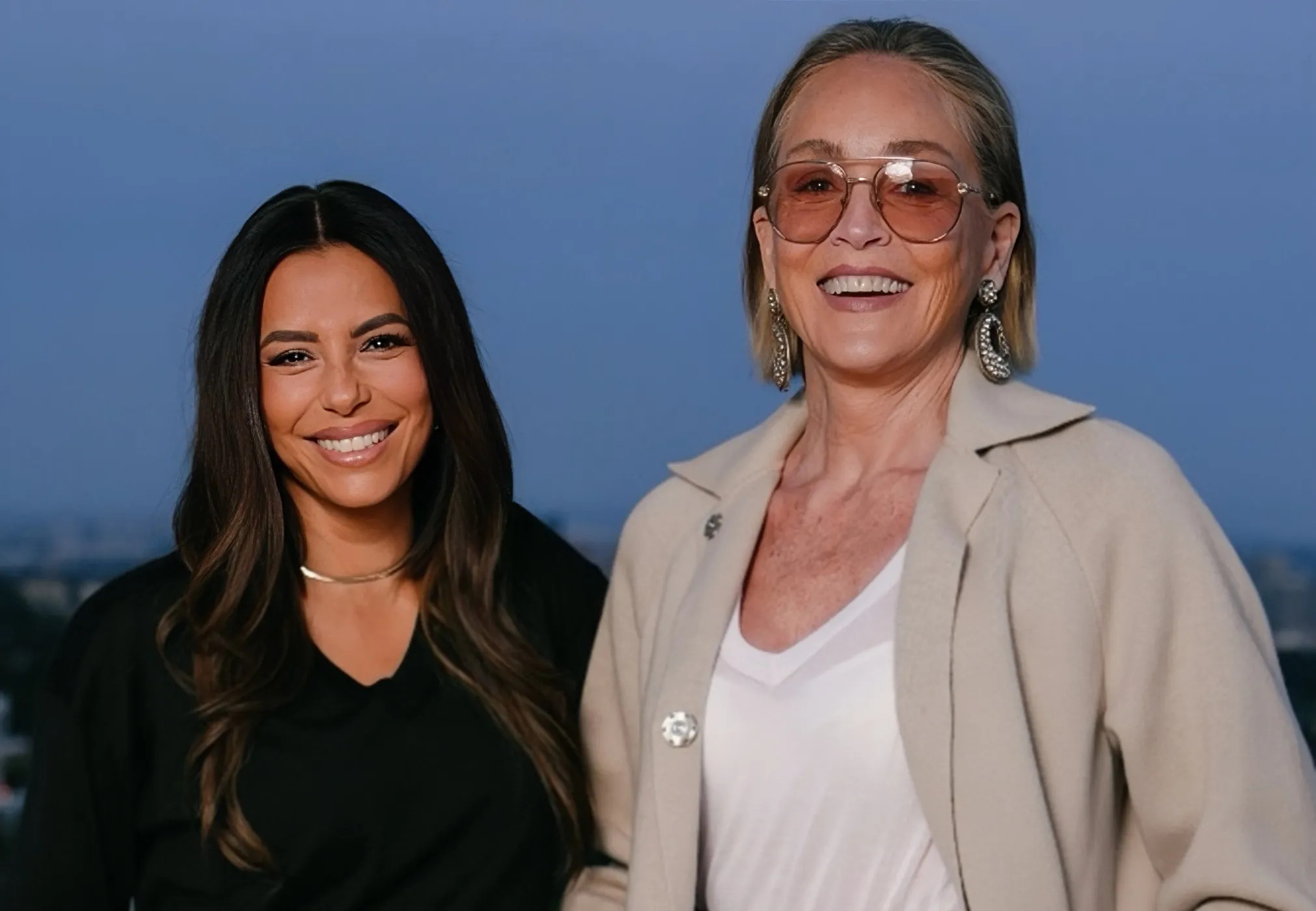 Шэрон Стоун и Ева Лонгория посетили светский ужин модного бренда