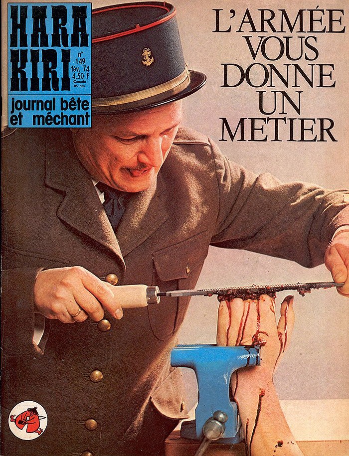 Обложки самого хулиганского журнала Франции прошлого века 60-е,журнал,мир,обложка,общество,скандалы,франция