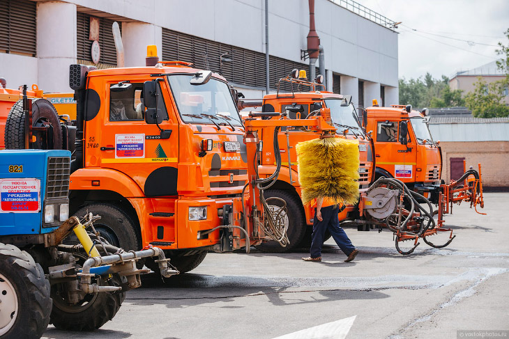 Как моют Москву Как моют Москву