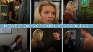 Days of Our Lives spoilers for the week of 8-12-24 include serious consequences for Brady, Chad being desperate to find out the Mystery Woman's identity, and more