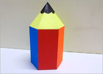 Пенал в форме карандаша своими руками