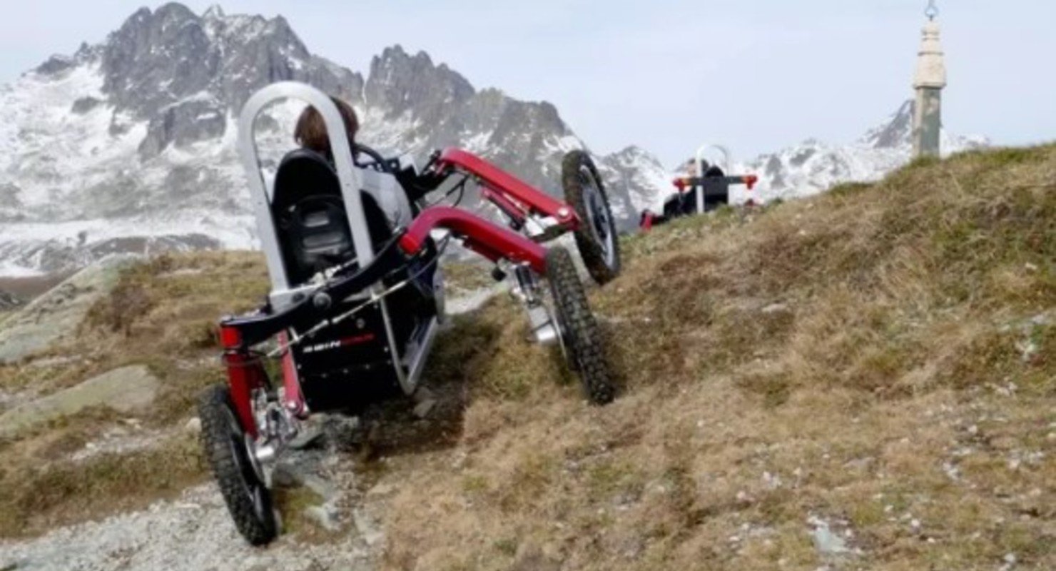 Swincar: очень странный электромобиль для самого лютого бездорожья