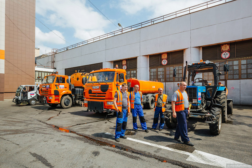 Как моют Москву Как моют Москву