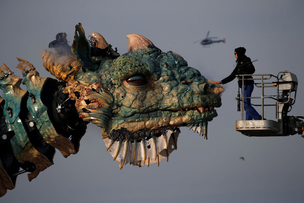 Театр La Machine, или дракон во Франции Европа,Путешествия,фото