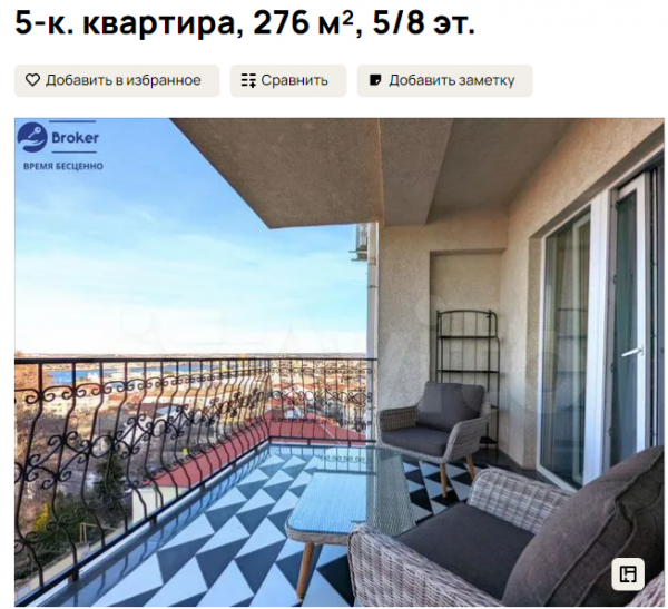 Квартира за 220 тыс. руб. в месяц