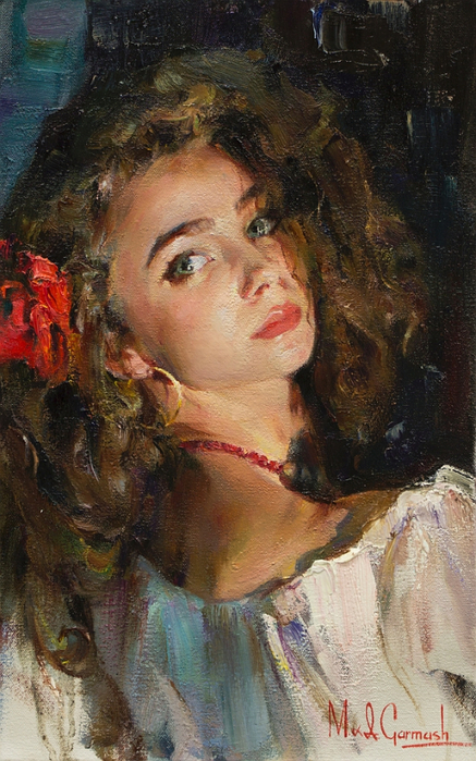 И как её за это не любить..? Michael & Inessa Garmash Живопись