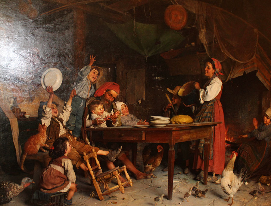 Гаэтано Чиерици (Gaetano Chierici), Пудинг на скорую руку (1883)