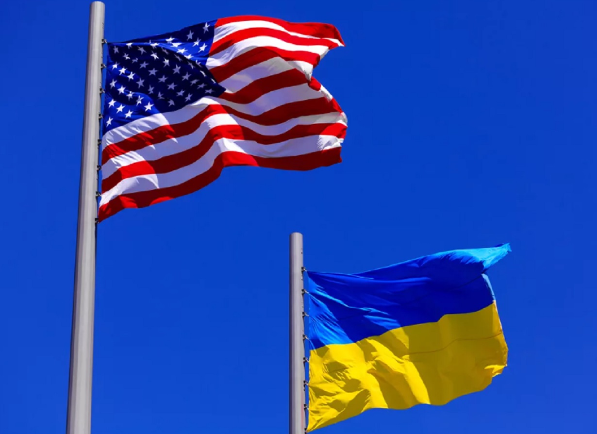 флаг украины и сша