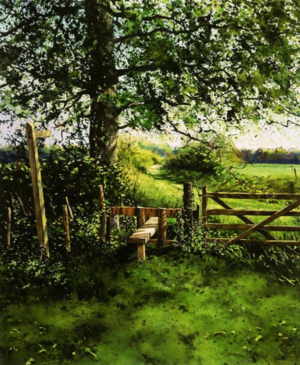 Живая акварель. Картины Джо Фрэнсиса Даудена Живая акварель. Картины Джо Фрэнсиса Даудена