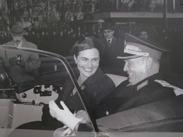 Фото. Генсек Югославии Броз Тито со своей женой в 1962 году GLOBALLOOKPRESS.COM