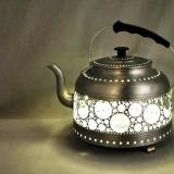 Стальное кружево: винтажные светильники из старой посуды Стальное кружево: винтажные светильники из старой посуды новая жизнь старых вешей,поделки,самоделки,своими руками,сделай сам,умелые руки