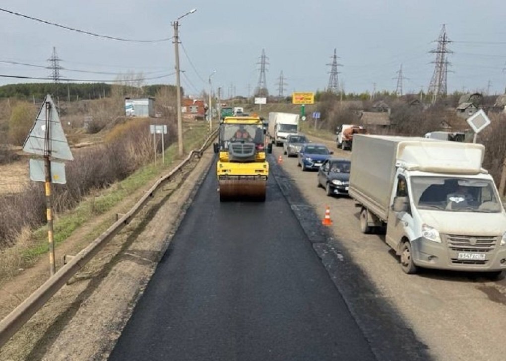 Аварийные дефекты начали устранять на дороге Ижевск-Сарапул