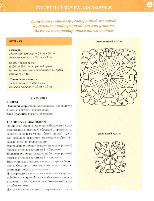 Ручки для сумки крючком со схемами