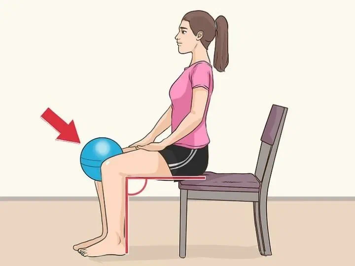 Как сидя на стуле можно подтянуть внутреннюю часть бедра гимнастика,здоровье,упражнения,фитнес
