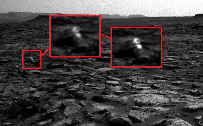 Странный светящийся объект обнаружен на Марсе