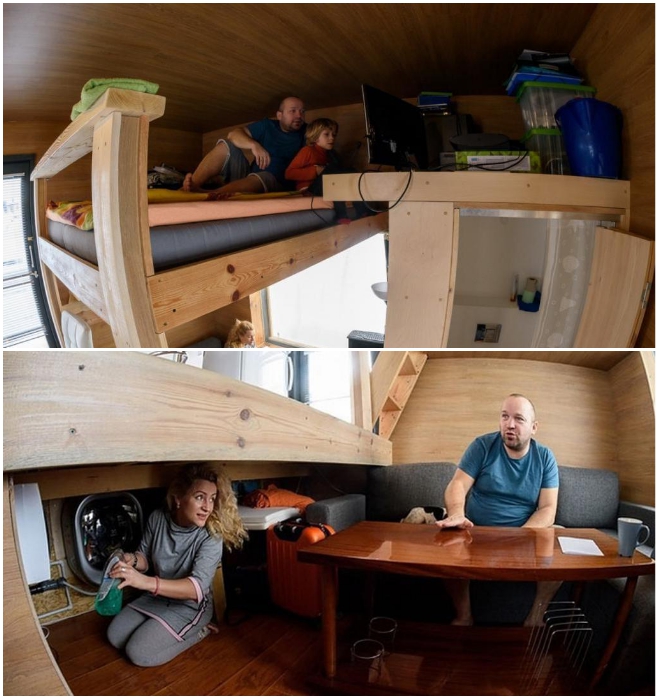 Даже если удалось создать несколько уровней в крошечном доме пространства и комфорта не прибавится. | Фото: news.myseldon.com.