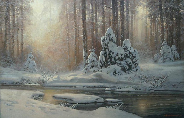 Провинциальный художник рисует очень русские пейзажи, которые возвращают в душу гармонию 