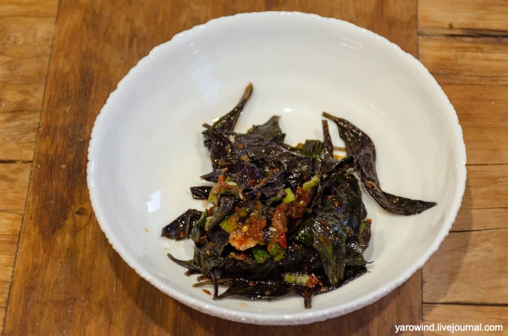 Кимчи из базилика