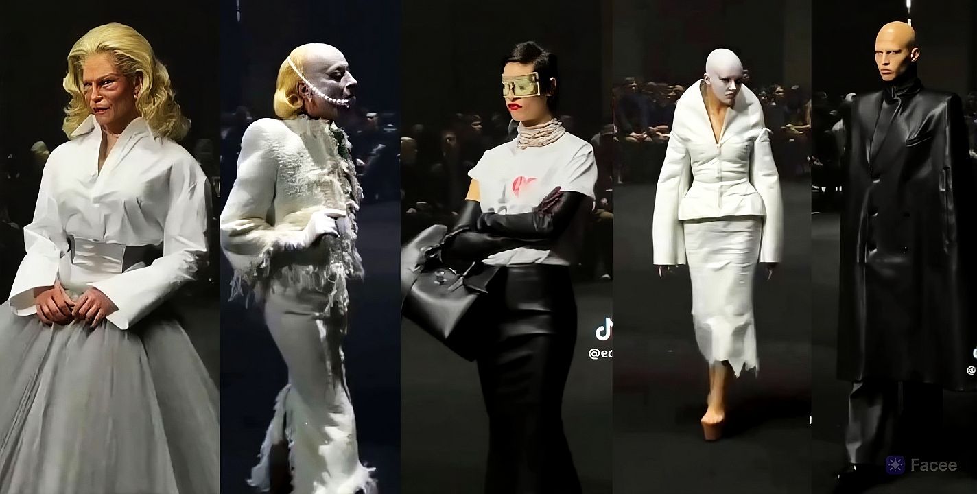 Показ высокой моды в Париже