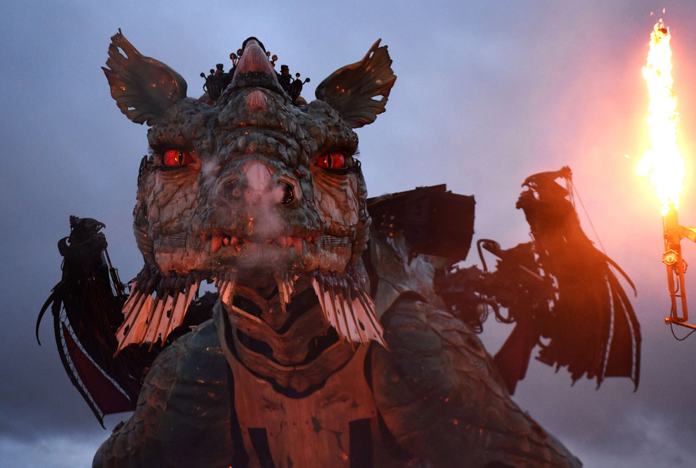 Театр La Machine, или дракон во Франции Европа,Путешествия,фото