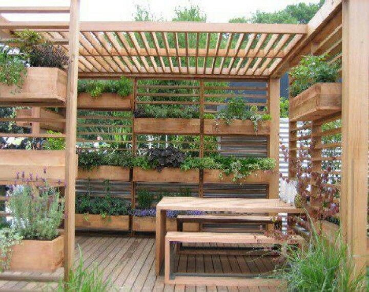 Супер-идея! Забор-стеллаж на даче! дизайн интерьера,поделки для сада,полезные советы