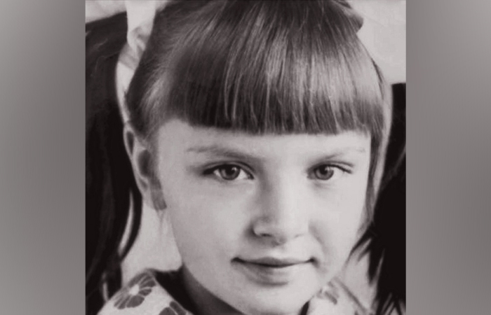 Люда Исаева в детстве