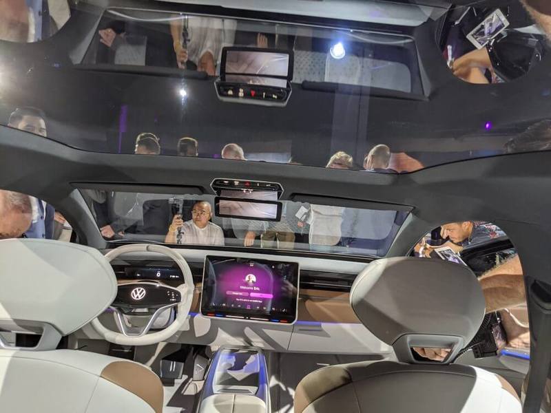 Volkswagen выпустит ID Space Vizzion в 2022 году volkswagen space vizzion,авто и мото,новости автомира