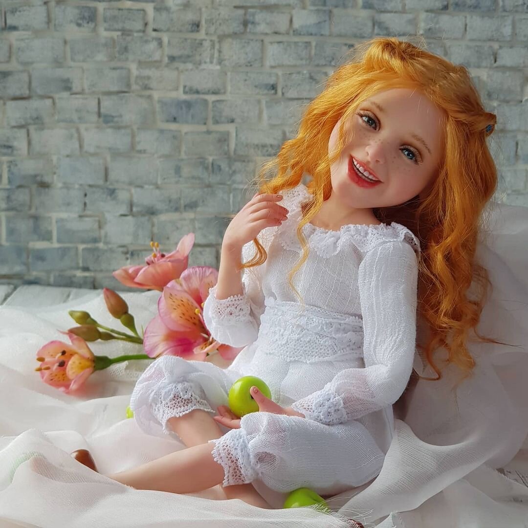 Чудесные авторские куклы: от милых простушек до изысканных леди авторские куклы,интерьерные куклы,кукла,творчество,хобби