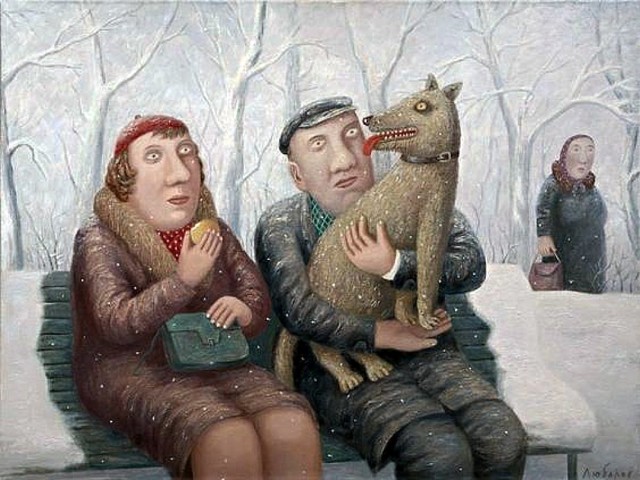 Очень тонкий комплимент с собакой в основании