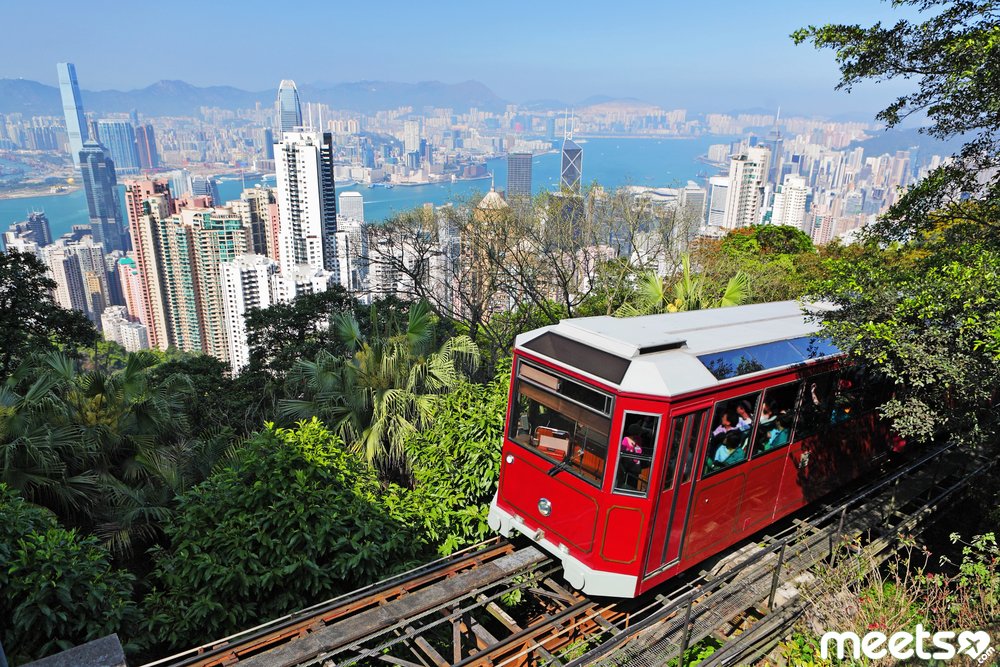 tram at the Peak, Hong Kong