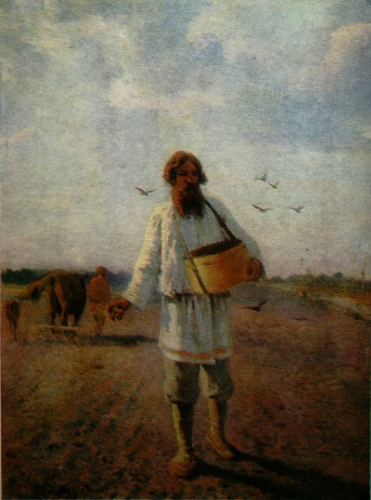 «Сеятель». (1888г.) Автор: Григория Мясоедов.