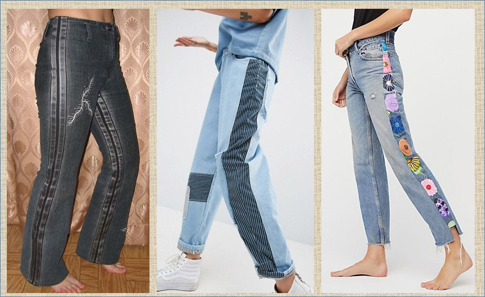 Переделка: готовим к весне и лету свои брюки и джинсы - 21 новая идея и около 70 примеров вдохновляемся,мода,одежда