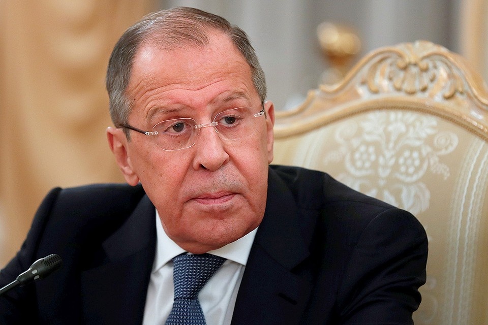   Глава МИД России Сергей Лавров. REUTERS