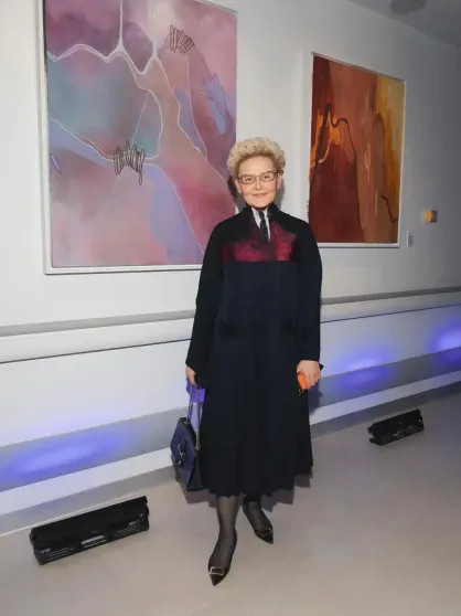 Андрей Малахов, Юрий Колокольников с женой, Антон Беляев, Алёна Долецкая и Елизавета Лихачёва посетили арт-выставку 