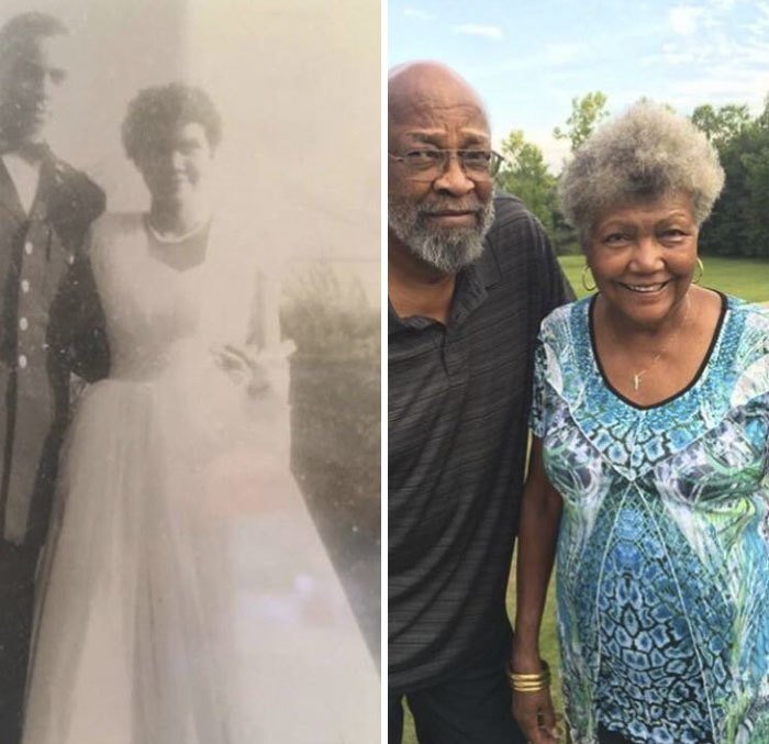 58 лет вместе Любовь, брак, пара, семья, тогда и сейчас, фото