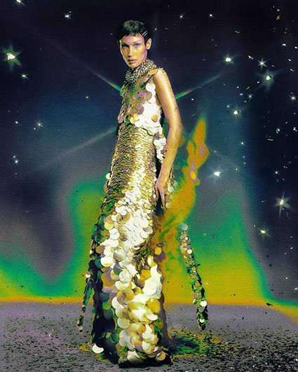 Белла Хадид снялась в футуристичной фотосессии для Vogue. Автором съемки стала Елизавета Породина Фотосессии