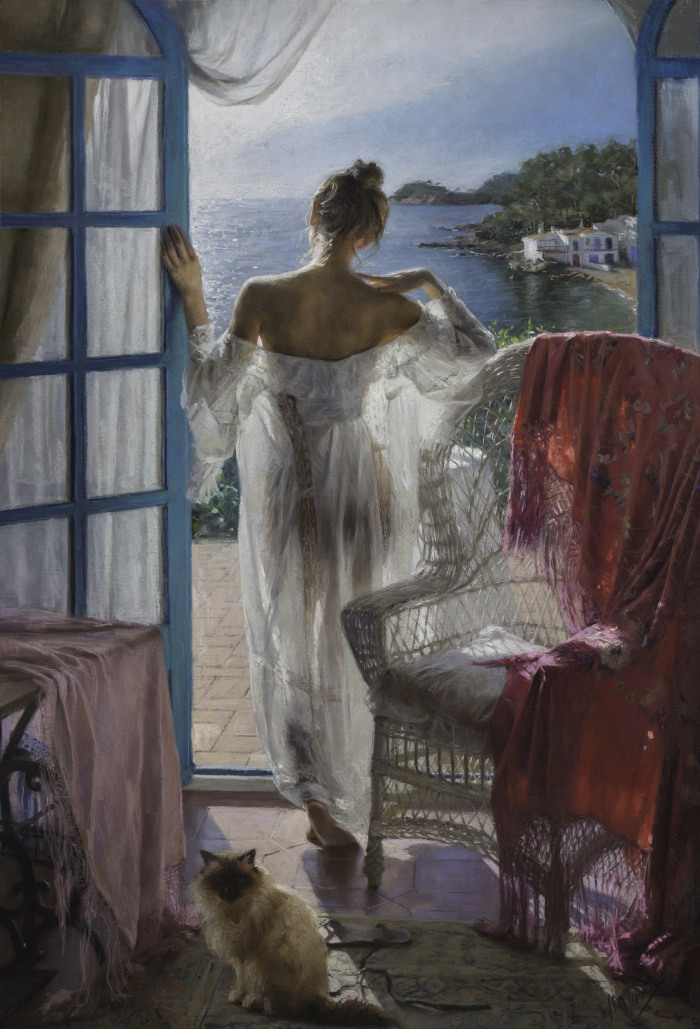 Красота и сила женщин в картинах Vicente Romero Redondo Красота и сила женщин
