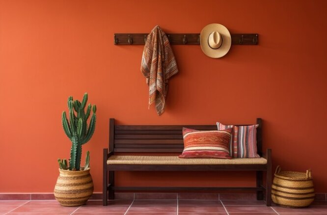 Терракотовый цвет в интерьере: с чем сочетать и как использовать идеи для дома,интерьер и дизайн