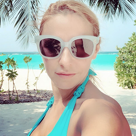 Татьяна Навка проводит отпуск на Мальдивах