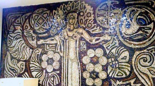 Мозаика советского периода Мозаика советского периода