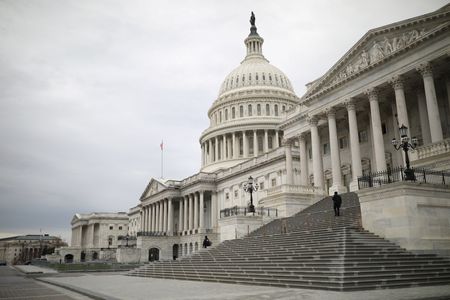The U.S. Capitol Building following a rainstorm on Capitol Hill in Washington, U.S., December 4, 2020. REUTERS/Tom Brenner