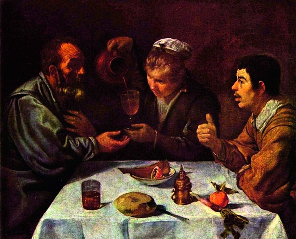 Д. Веласкес. Завтрак. Около 1618-1619 годов.