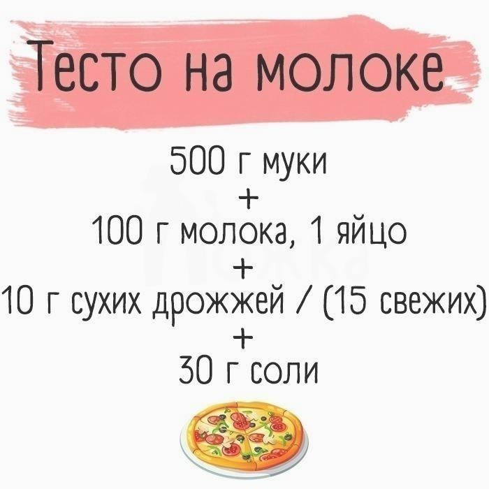 Хозяюшке на заметку. Тесто на молоке