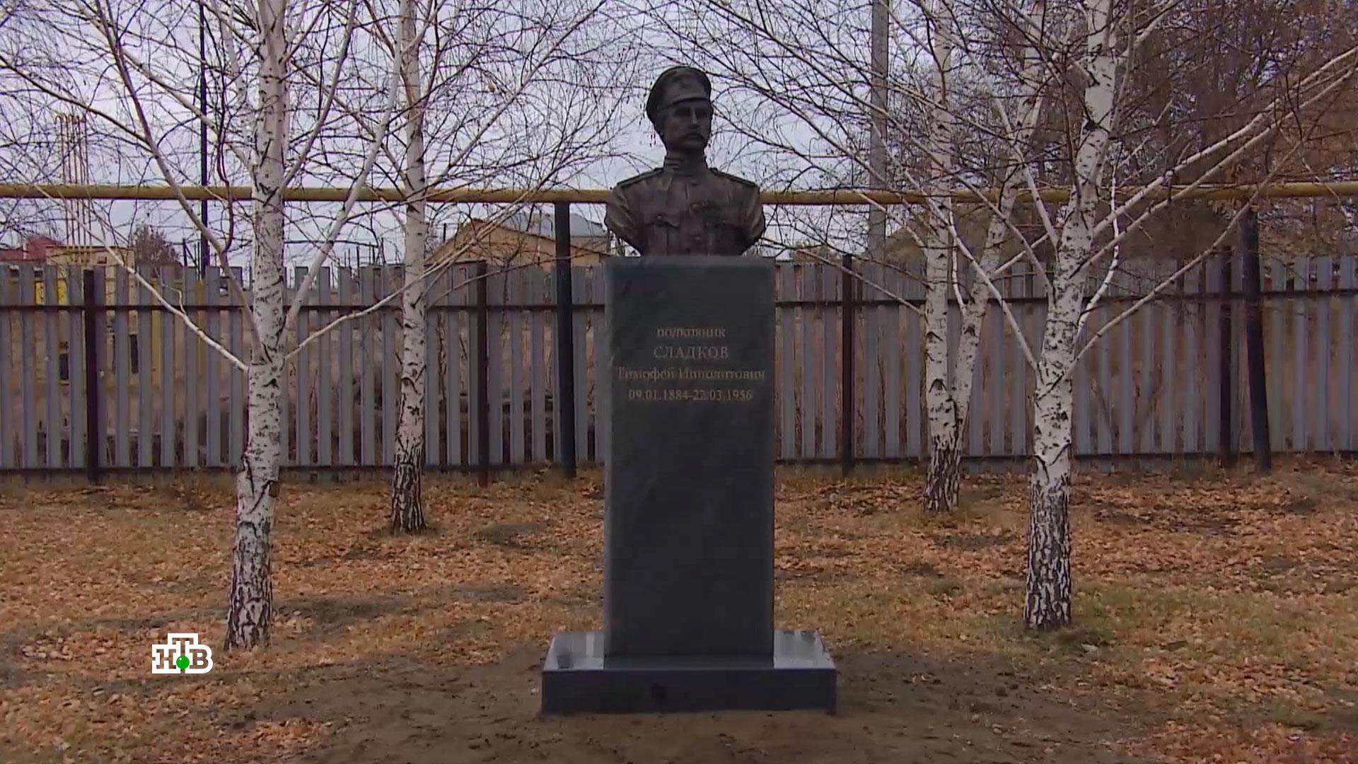 В оренбургском селе после скандала убрали памятник убившему Чапаева казаку
