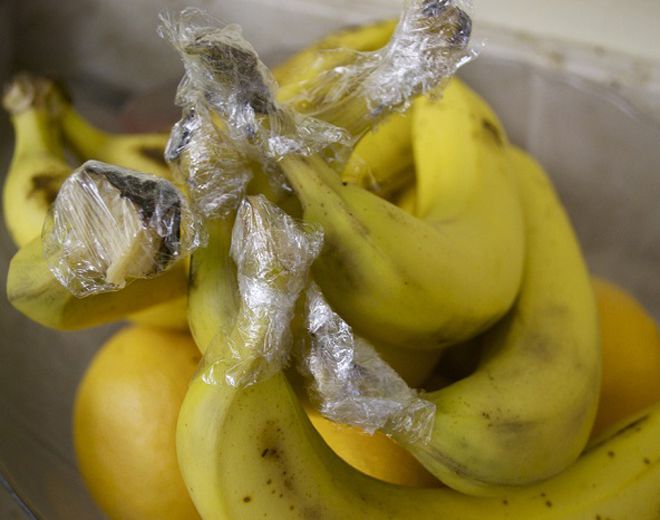сохранение свежести бананов