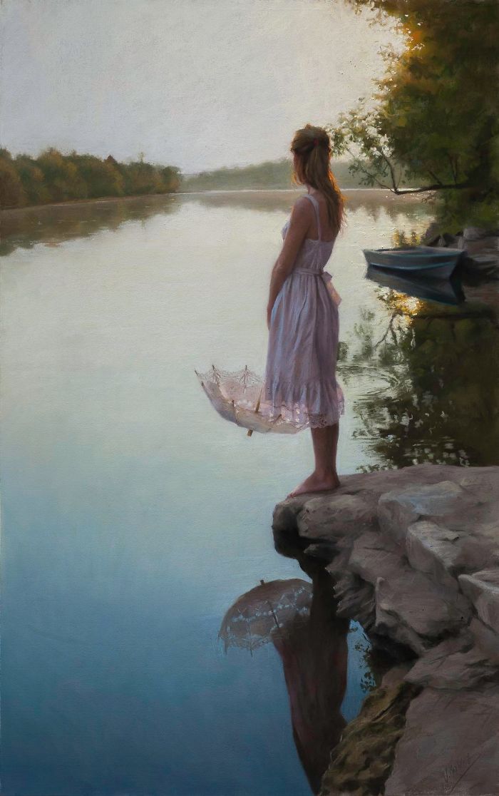 Красота и сила женщин в картинах Vicente Romero Redondo Красота и сила женщин