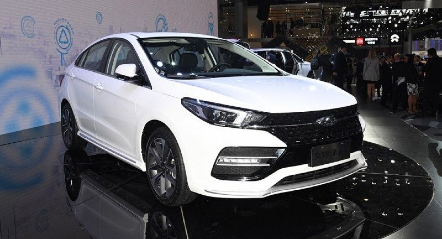 Недорогой заряженный седан Chery Arrizo 5 GT показали на подробных снимках