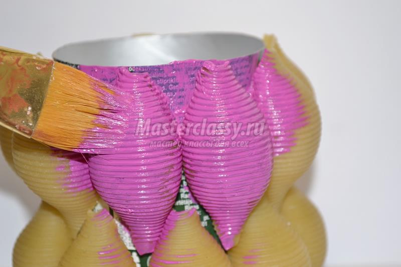 Создаём карандашницу — поделку из макарон своими руками Создаём карандашницу — поделку из макарон своими руками мастер-класс,поделки,рукоделие,своими руками,сделай сам,творчество