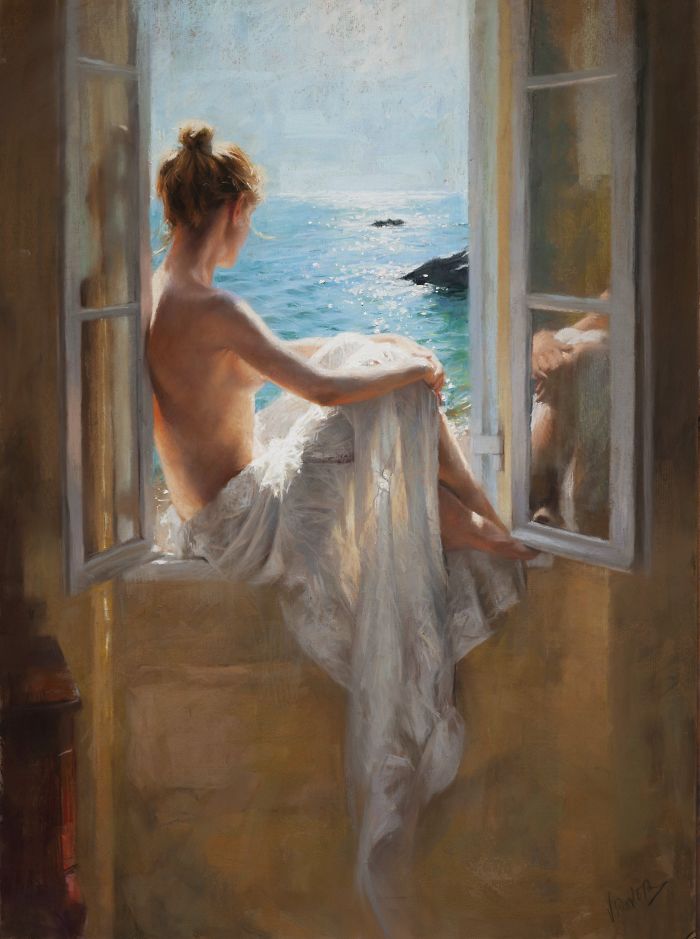 Красота и сила женщин в картинах Vicente Romero Redondo Красота и сила женщин